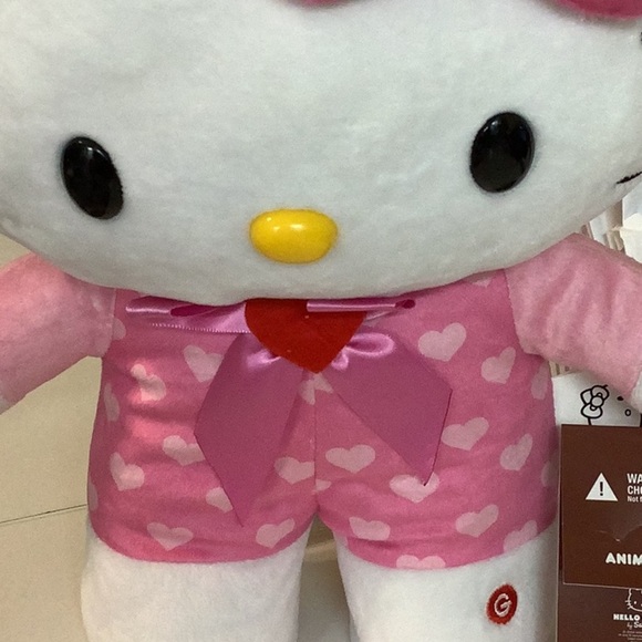 Hello Kitty Animated Plush With Sprinkled Bow. New With Tags. - Picture 8 of 8